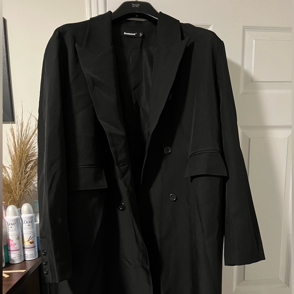 NEW Black Trench Coat Korean Style